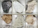 Mixed Indian Mineral & Crystal Flat - Pieces #95599-1